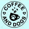 Coffee and dogs svg