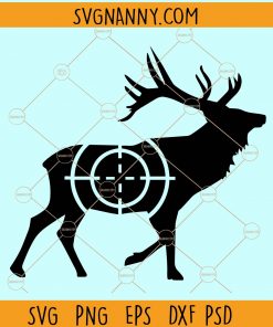 Deer hunting target svg