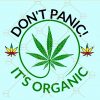 Dont panic it's organic svg