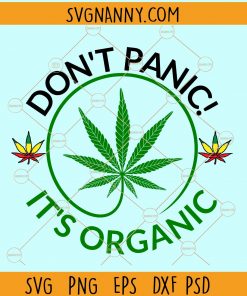 Dont panic it's organic svg