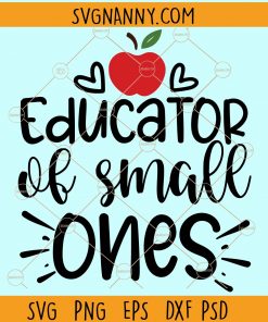 Educator of the small ones svg