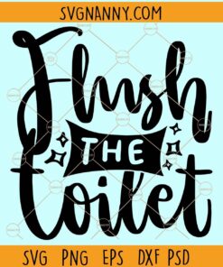 Flush the toilet svg