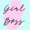 Girl boss svg