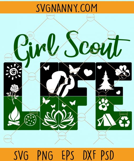 Girl scout life svg