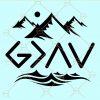 God is greater svg