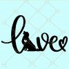 Golden retriever lover svg
