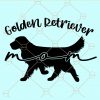 Golden retriever mom svg