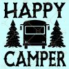 Happy camper svg