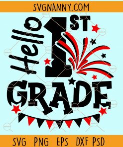 Hello first grade svg