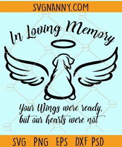 In loving memory svg