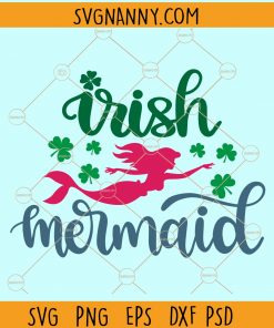 Irish mermaid svg