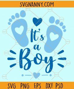 It's a boy svg