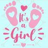 It's a girl svg