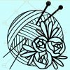 Knitting svg