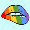 LGBT Lips svg