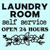 Laundry room self service open 24 hours svg
