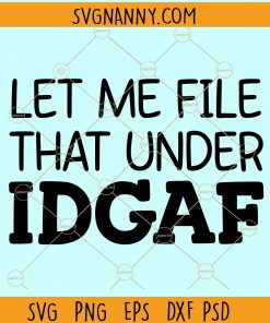 Let me file that under IDGAF svg