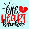 Little heart breaker svg