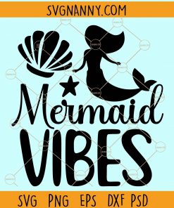 Mermaid vibes svg