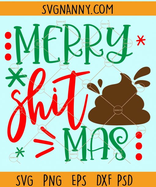 Merry shit mas svg