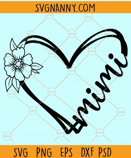 Mimi heart svg