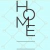 Modern home family name svg