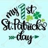 My first st patrick's day svg