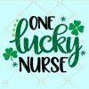One lucky nurse svg