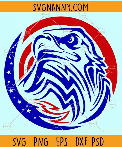 Patriotic eagle svg 01