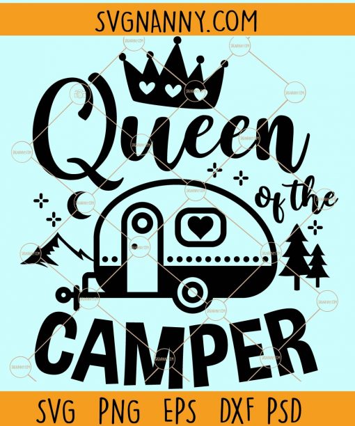 Queen of the camper svg