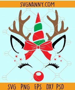 Reindeer unicorn svg