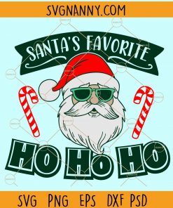 Santa's favorite ho ho ho svg