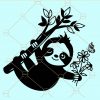 Sloth flower svg