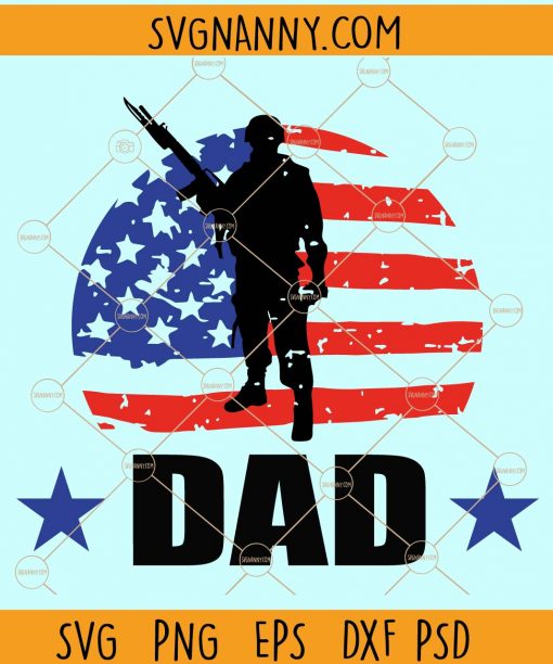 Soldier dad svg