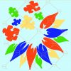 Sunflower autism puzzle svg