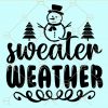 Sweater weather svg