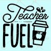 Teacher fuel svg