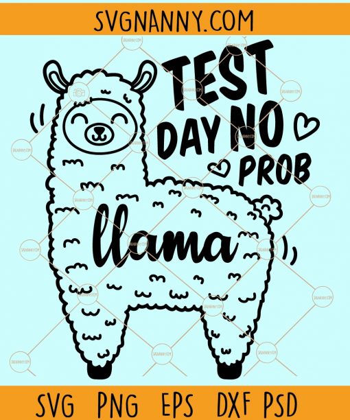 Test day no prob llama svg