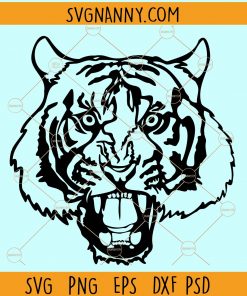 Tiger head svg