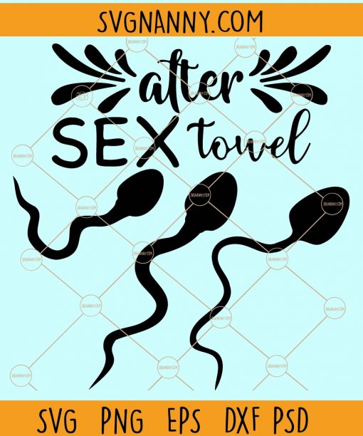 After sex towel svg