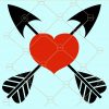 Arrow heart svg