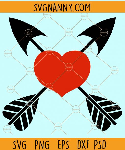 Arrow heart svg