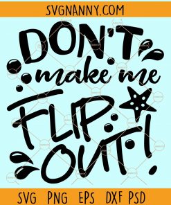 Don't make me flip out svg