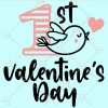 First valentine's day svg