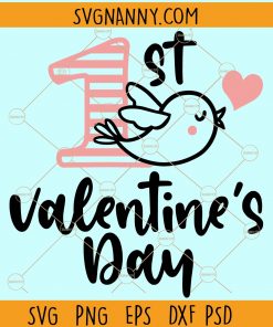 First valentine's day svg