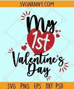 My first valentines day SVG