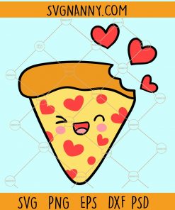 Pizza valentine svg