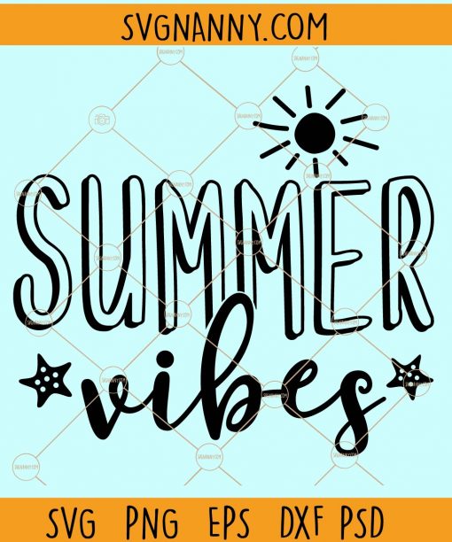 Summer vibes svg