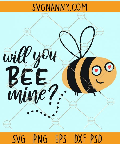 Will you bee mine svg