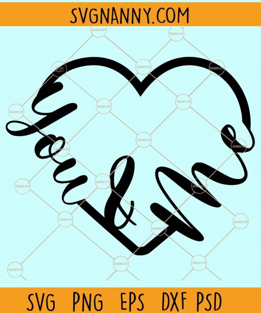 You and me svg